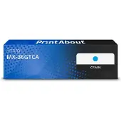 PrintAbout Toner compatibile Sharp MX-36GTCA - Ciano Capacità extra-elevata