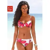 LASCANA Bikini rosso chiaro / bianco