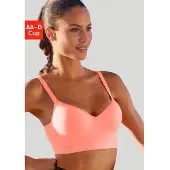 LASCANA Reggiseno sportivo arancione neon