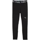 Puma Pantaloni sportivi 'Strong' nero / bianco