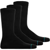 Stance Shelter 3 Pack Calze casual (43-47, nero)