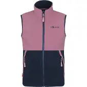 TROLLKIDS Kid's Kjerag Vest Gilet in pile Bambini (92, fuchsia/blu)