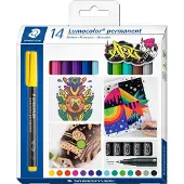 Staedtler Pennarello Indelebile Assortito 14 Unità