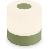 Briloner - Mini lampada da tavolo a LED ricaricabile IP44, dimmerabile a passi, touch, luce mobile, lampada da tavolo a LED per esterni, altezza 7 cm, verde
