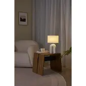 Pauleen Lampada da tavolo Glow of Purity, bianca/beige