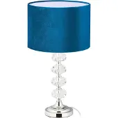 Relaxdays Lampada da tavolo 10038915, blu