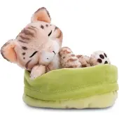 Nici Gatto Che Dorme Nel Cestino Teddy 12 Cm