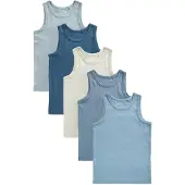 Next Maglietta intima opale / genziana / blu pastello / blu chiaro / bianco