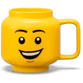LEGO Tazza grande in ceramica con volto di bambino sorridente