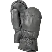 Hestra Leather Box Mitt Guanti (4, nero/grigio)