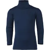 Engel Kids' Roll Neck Intimo lana merinos Bambini (140, blu)