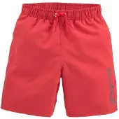 s.Oliver Pantaloncini da bagno grigio scuro / rosso