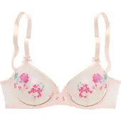 LASCANA Reggiseno blu / cipria / rosa scuro