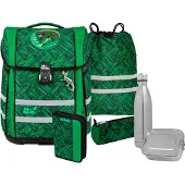MCNEILL Perfecto Set di borse per la scuola 5 pezzi verde