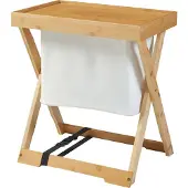 En.casa Tavolo da campeggio 'Hattfjelldal' 53x48x32cm Bamboo