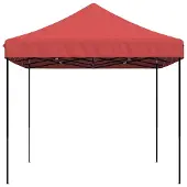 vidaXL Tenda pop-up pieghevole per feste rosso bordeaux 440x292x315 cm