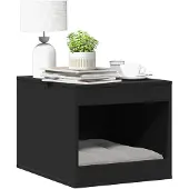 vidaXL Vaschetta per lettiere nera 47x59x42 cm Materiale a base di legno