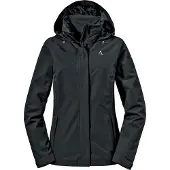 Schöffel Women's Jacket Gmund Giacca antipioggia Donna (48, nero)