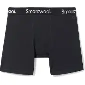 Smartwool Boxer Brief Boxed Intimo lana merinos Uomo (L, nero)