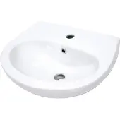 Deante Lavabo a parete in Vetroceramica con spazio per un miscelatore
