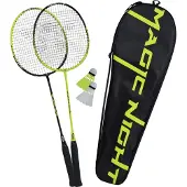 Talbot Torro Badminton Set Magic Night Led nero/giallo