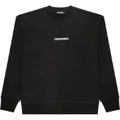 Dsquared2 Felpa a girocollo in cotone con logo