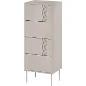 Cama Letto 4S, modello Schermo TRESSE, dimensioni 50x40x125, finitura cashmere opaca