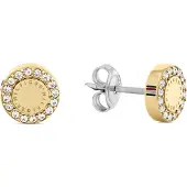Tommy Hilfiger Gold-plated stud Orecchini with crystals 2780908