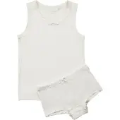 Minymo Kid's Underwear Set Bamboo Intimo Bambini (92, bianco)