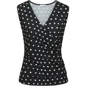 LASCANA Top nero / bianco