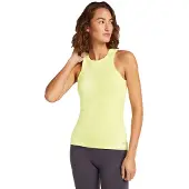 Icebreaker Women's Merino Rib Lotus Tank Canotta Donna (XS, giallo)