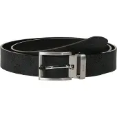 GUESS cintura da uomo con stampa pattern logo 4g nero
