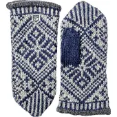 Hestra Nordic Wool Mitt Guanti (7, grigio)