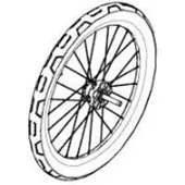 Thule Ruota Chariot Sport 2 20´´