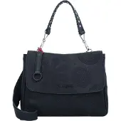 Desigual , Borsa convertibile mandala, Donna, Poliuretano, Nero, U
