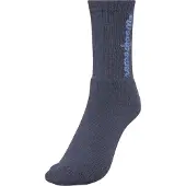 Woolpower Sport Socks 400 Logo Calze da trekking (45-48, blu/nero)