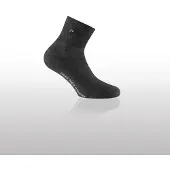 Rohner Fibre Light Quarter Calze casual (47-49, nero/grigio)
