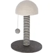 Kerbl - Cat scratching post - Trunk 42 cm - FUNGHI - Gray/white - Sisal - Base: ø 30 cm