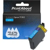 PrintAbout Cartuccia compatibile Epson T1302 - Ciano Alta capacità