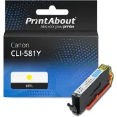 PrintAbout Cartuccia compatibile Canon CLI-581 Y - Giallo