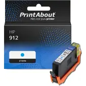 PrintAbout Cartuccia compatibile HP 912 (3YL77AE) - Ciano
