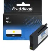 PrintAbout Cartuccia compatibile HP 953 (F6U14AE) - Giallo