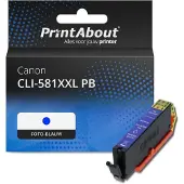 PrintAbout Cartuccia compatibile Canon CLI-581XXL PB - Blu fotografico Capacità extra-elevata