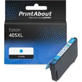 PrintAbout Cartuccia compatibile Epson 405XL (C13T05H24010) - Ciano Alta capacità