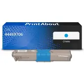 PrintAbout Toner compatibile OKI 44469706 - Ciano