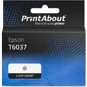 PrintAbout Cartuccia compatibile Epson T6037 - Nero chiaro Alta capacità