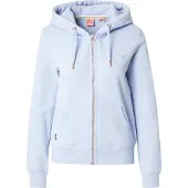 Superdry per donna. W2012358A Felpa blu essenziale (L), Casual, Cotone, Sostenibile