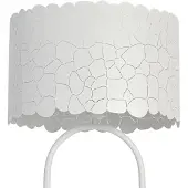 LINDBY Aralena, piantana, bianco, metallo, altezza 143,5 cm