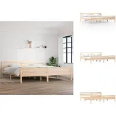 vidaXL Letto in legno massiccio 200x200 cm - Letti & reti