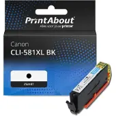 PrintAbout Cartuccia compatibile Canon CLI-581XL BK - Nero Alta capacità